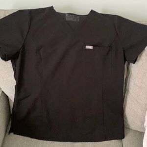 Figs Technical Collection XL black scrub top